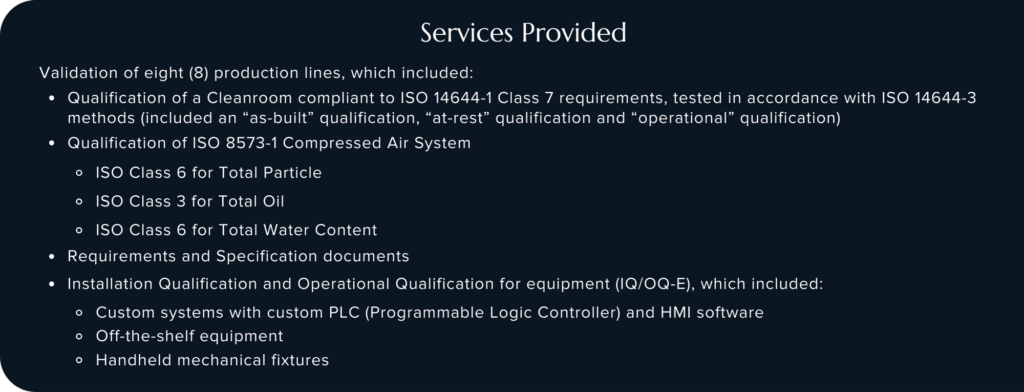 image of the services provided