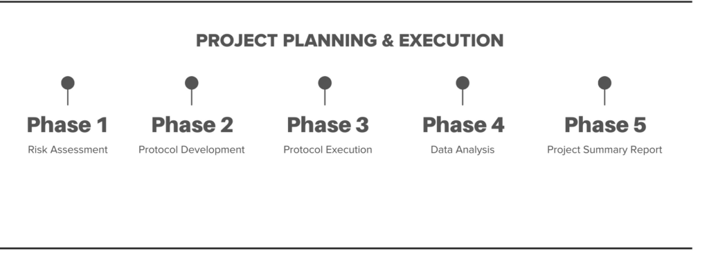 project planning and execution graphic
